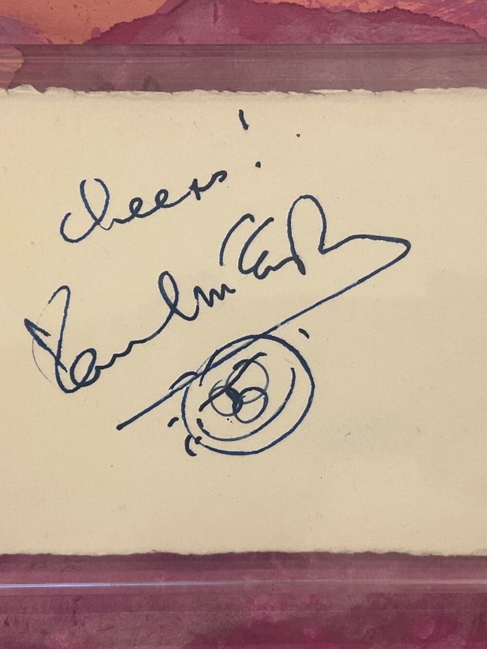 Paul McCartney Autograph and Sketch